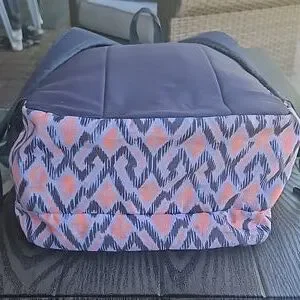 TRANS by Jansport TM60 Supermax Laptop -  Gray, Coral & White Geometric Backpack Jansport | Bags | Trans By Jansport Tm6 Supermax Laptop Gray  main image 4